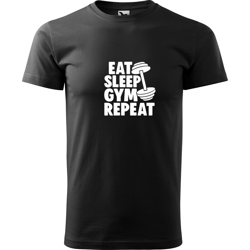 Handel Tričko - Eat Sleep Gym Repeat 64246192