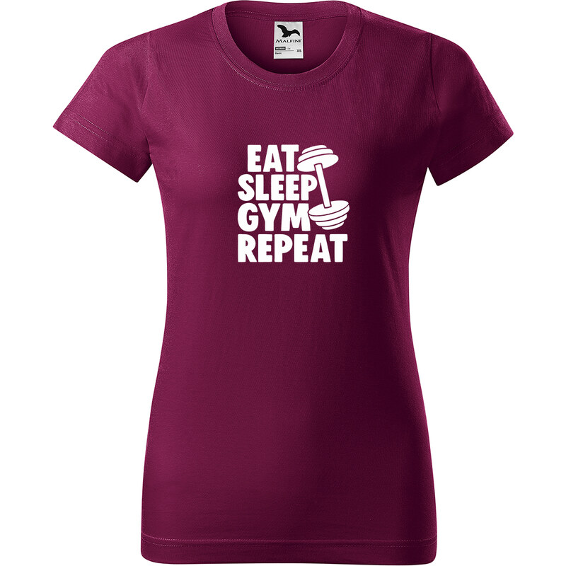 Handel Tričko - Eat Sleep Gym Repeat 64246199