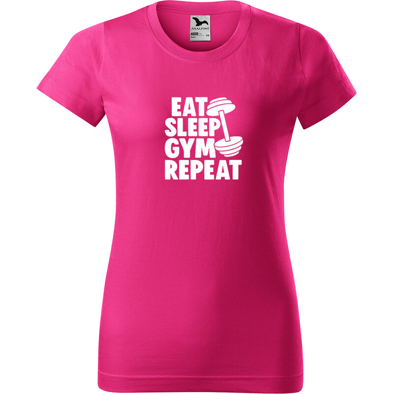 Handel Tričko - Eat Sleep Gym Repeat 64246197
