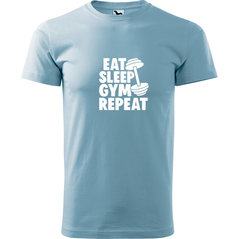 Handel Tričko - Eat Sleep Gym Repeat 64246198