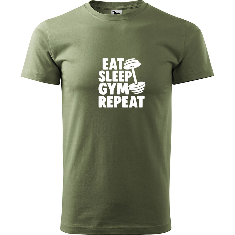 Handel Tričko - Eat Sleep Gym Repeat 64246200