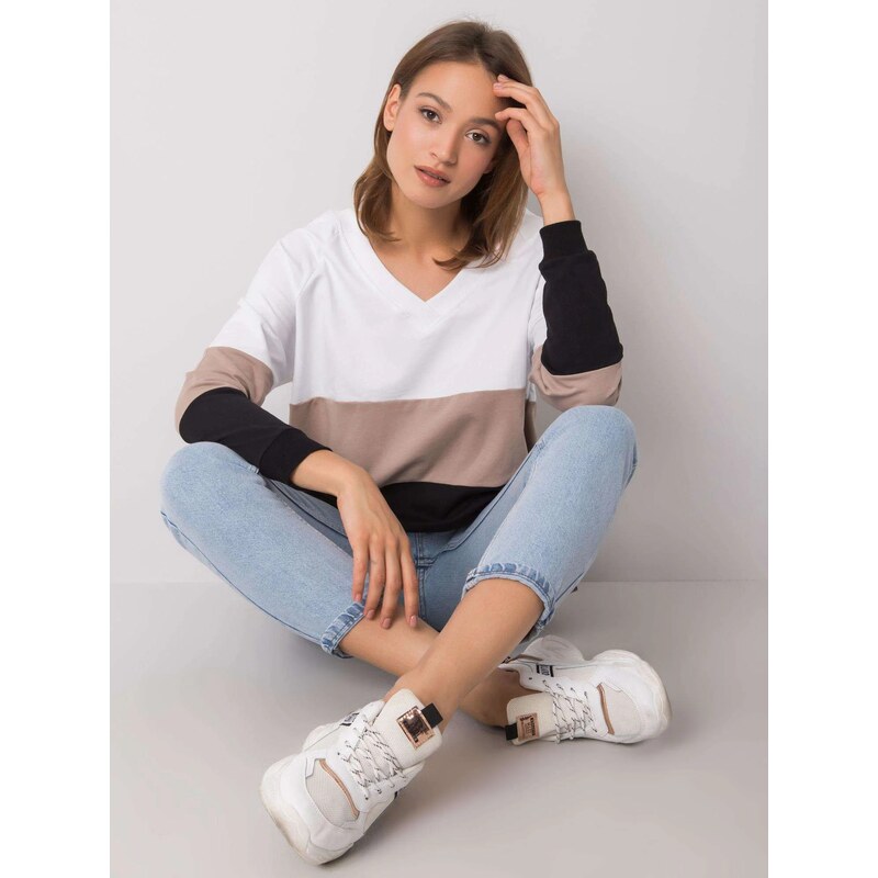 FPrice Mikina RV BL 5972.07 čierna a béžová 49734733