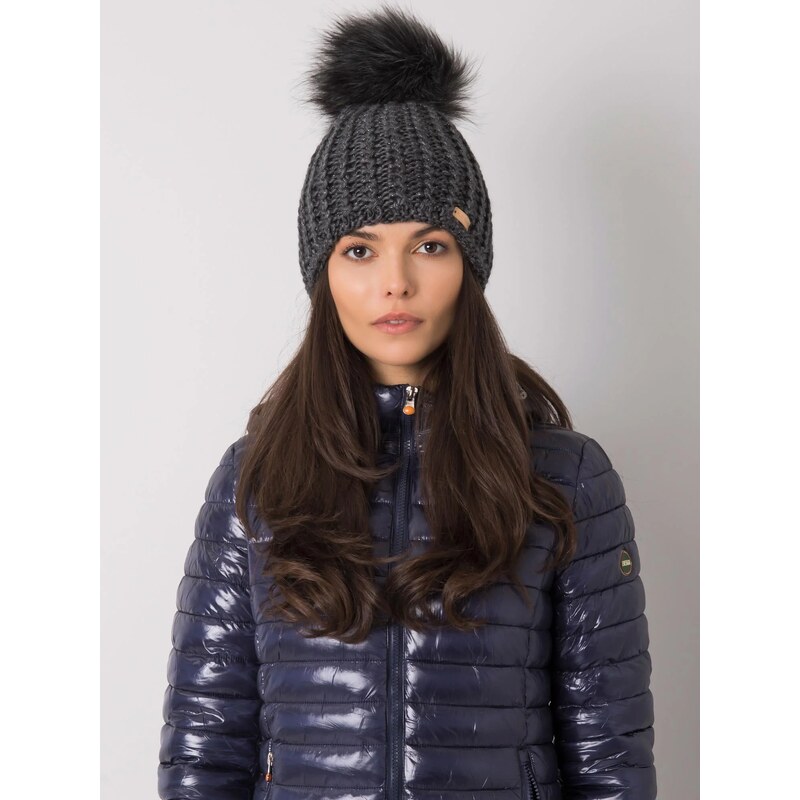 FPrice Dámska čiapka 17 tmavo šedá 49735880