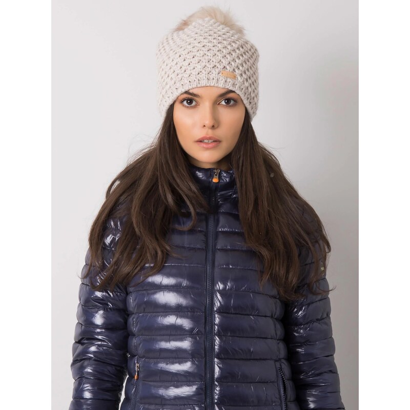 FPrice Dámska čiapka 15 béžová 49737072