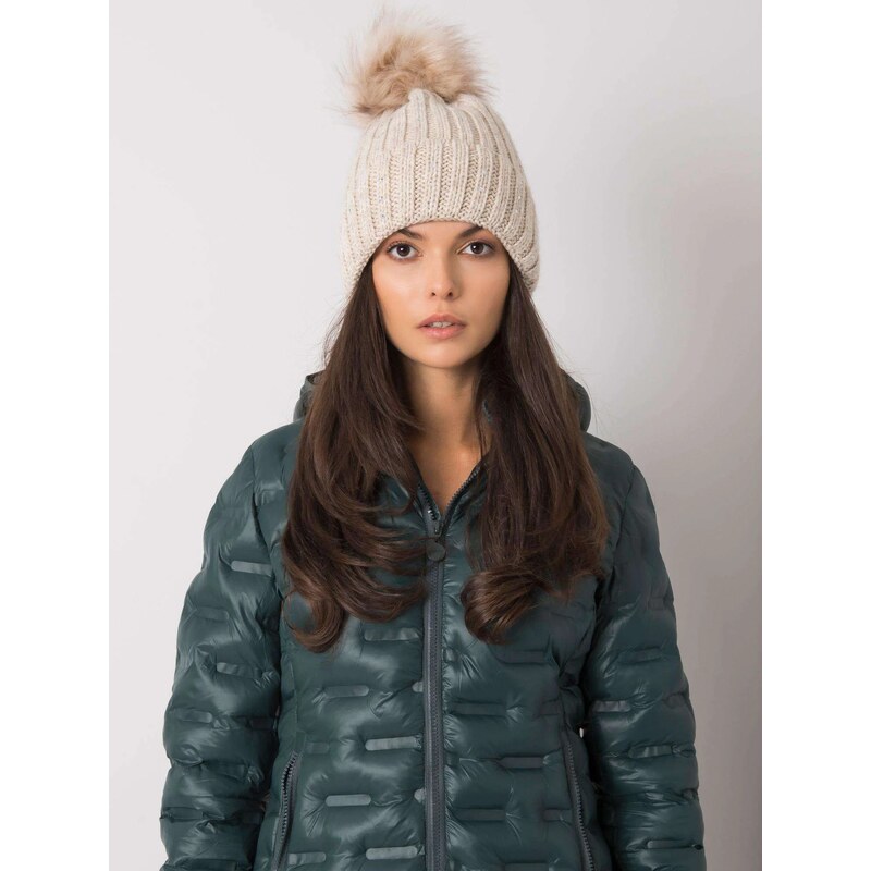 FPrice Dámska čiapka.93 béžová 49737528