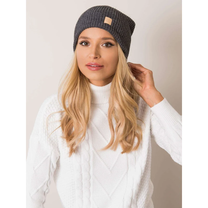 FPrice Dámska čiapka.70 tmavo šedá 49740940