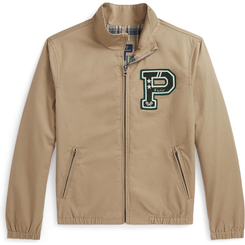Polo Ralph Lauren Prechodná bunda béžová / kaki / tmavozelená / biela 64458204