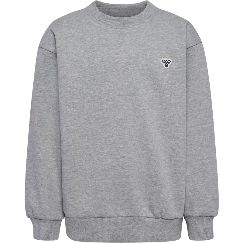 Hummel Športová mikina Jr Bee sivá melírovaná 64255870