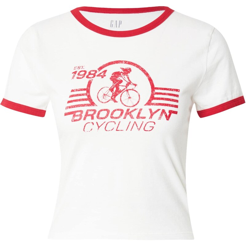 GAP Tričko červená / biela 64255892