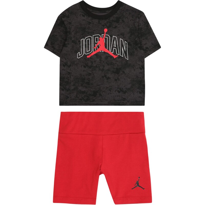 Jordan Set FLIGHT jasne červená / čierna melírovaná / biela 65678406