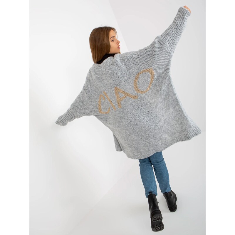 FPrice Sveter TW SW BI M2201.87 sivá 49746182