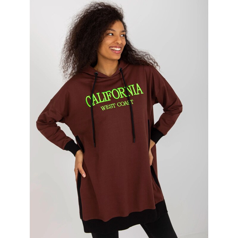 FPrice Mikina VI BL 327.70P tmavo hnedá 49747934