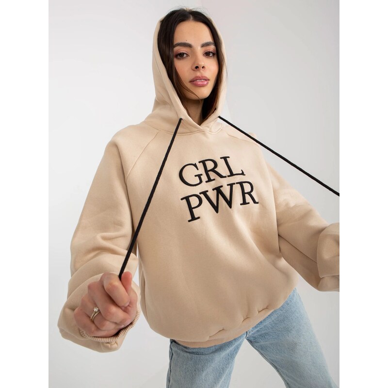 Dámska mikina EM BL 651 2.14X béžová - FPrice 49748642