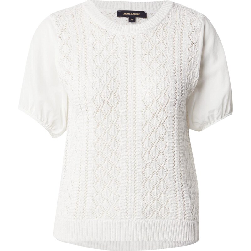 MORE & MORE Sveter prírodná biela 64564032