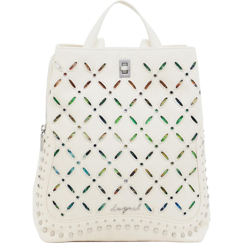 Desigual Batoh zmiešané farby / biela 65655602