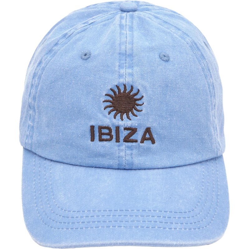 Pull&Bear Čiapka modrá denim / čierna 65882468