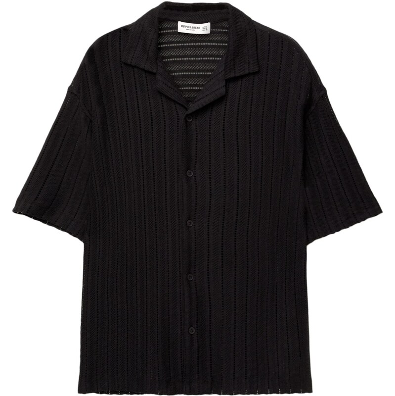 Pull&Bear Košeľa čierna 65882473
