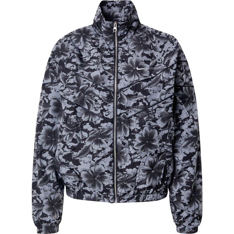 Nike Sportswear Prechodná bunda modrosivá / čierna / biela 66074404