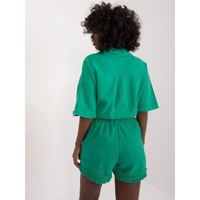 FPrice DHJ šortky SN 5536.34X zelená 52359846