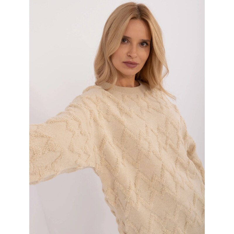 FPrice Jumper AT SW 2361.61 svetlo béžový 60368150