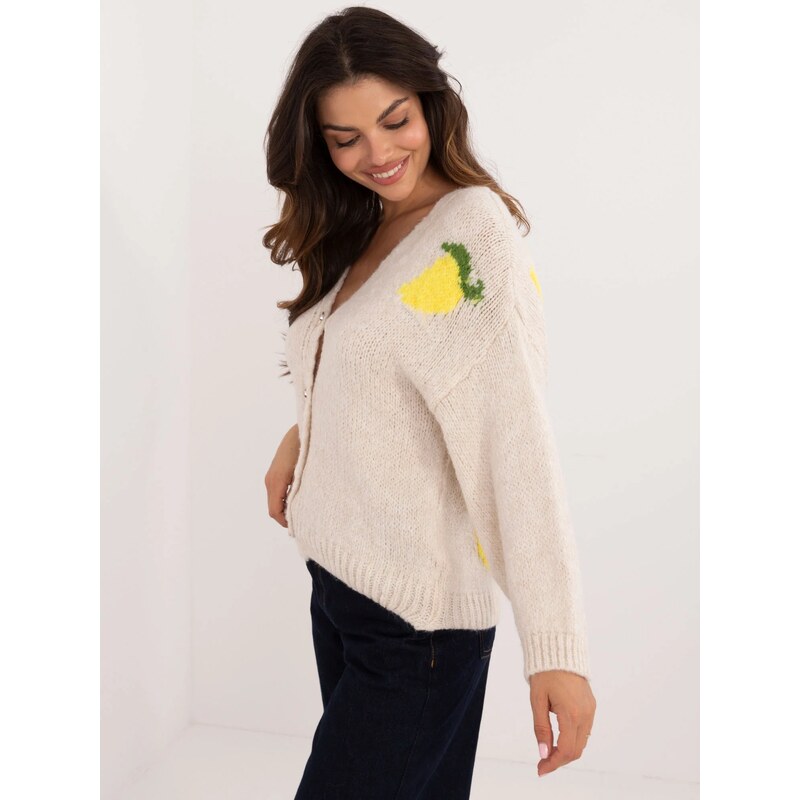 FPrice Jumper MI SW 2108.92 svetlo béžový 60368263