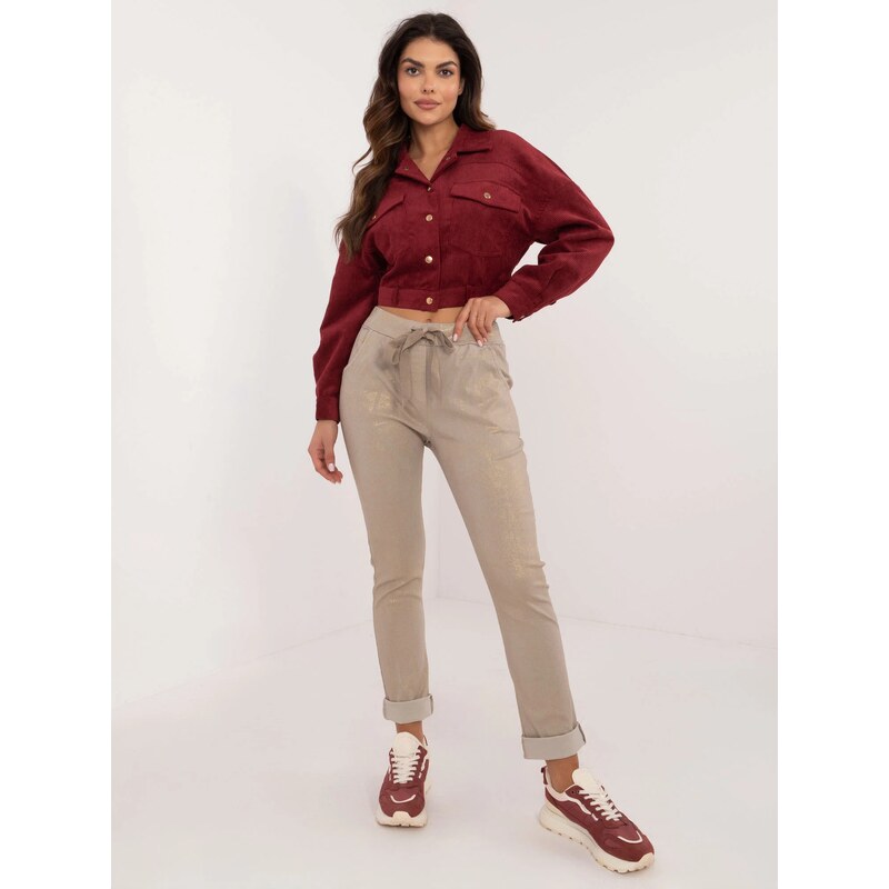 FPrice Nohavice DHJ SP 21258.32 beige 60464745