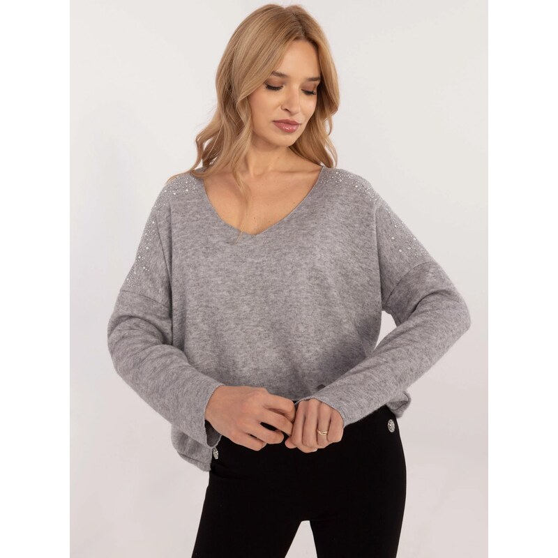 FPrice Jumper DHJ SW 17690.21 sivý 61297593