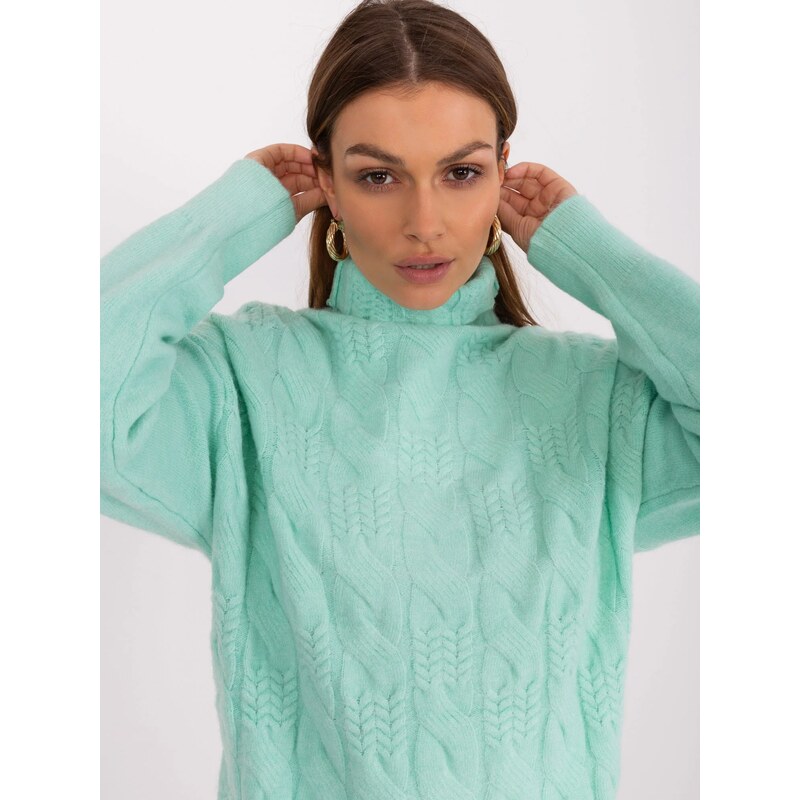 FPrice Jumper AT SW 23401.97P tmavá mentolová 63057887