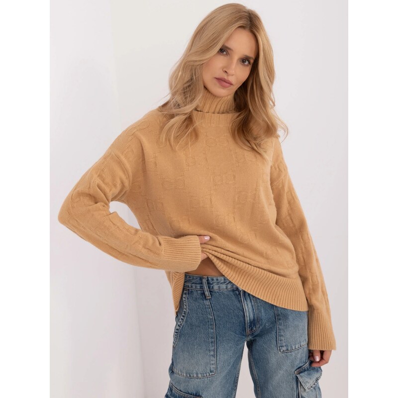 FPrice Jumper AT SW 2342 1.35 svetlohnedý 60368109