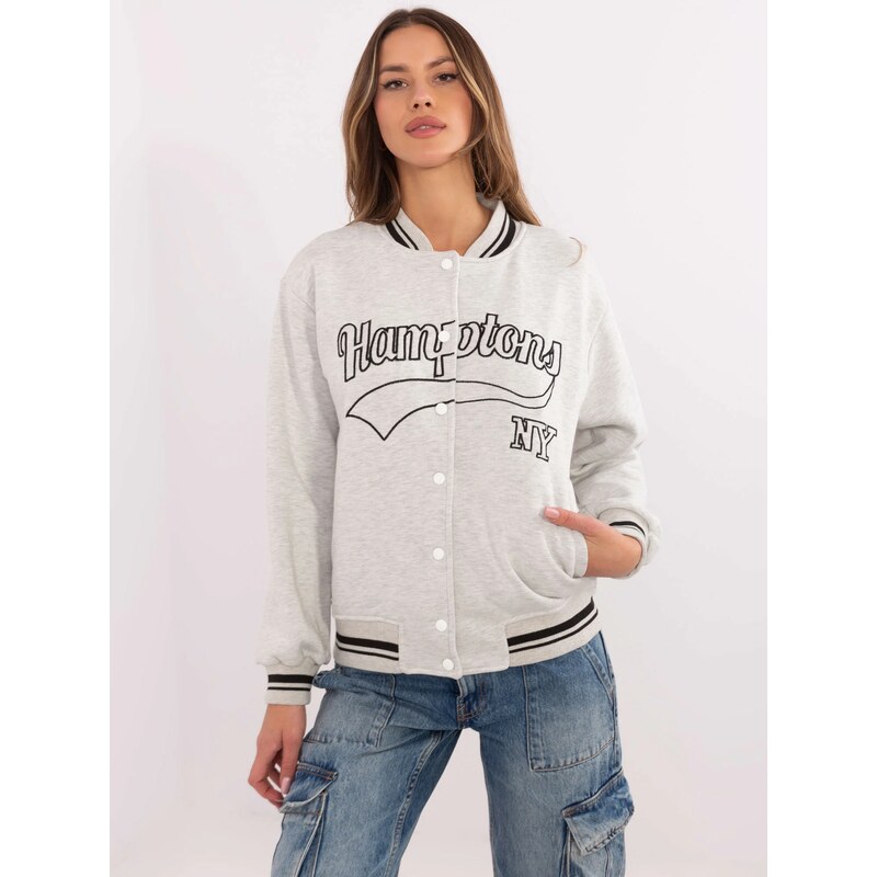 FPrice Mikina EM BL 895.13X svetlo šedá 62305782