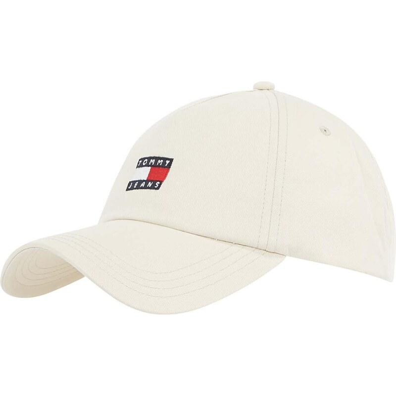 Tommy Jeans Čiapka HERITAGE béžová / červená / čierna / biela 64265279