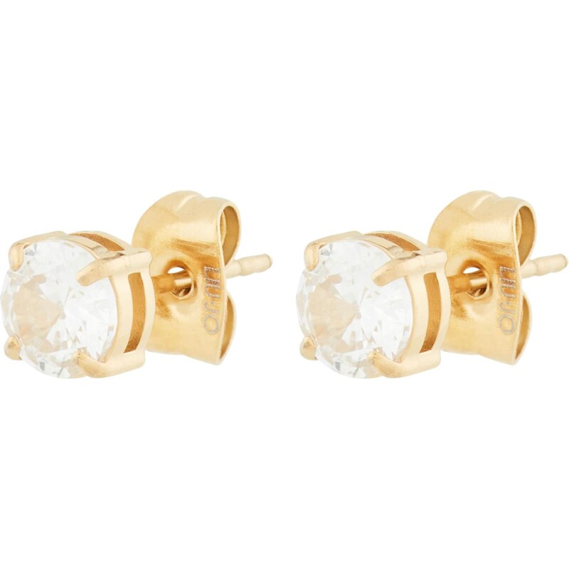 Liu Jo Náušnice zlatá / priehľadná 65415051