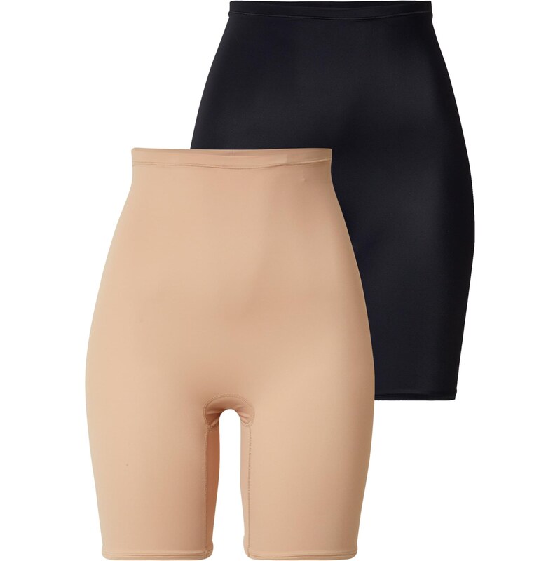 Lindex Dlhé spodky Svea béžová / čierna 66008340