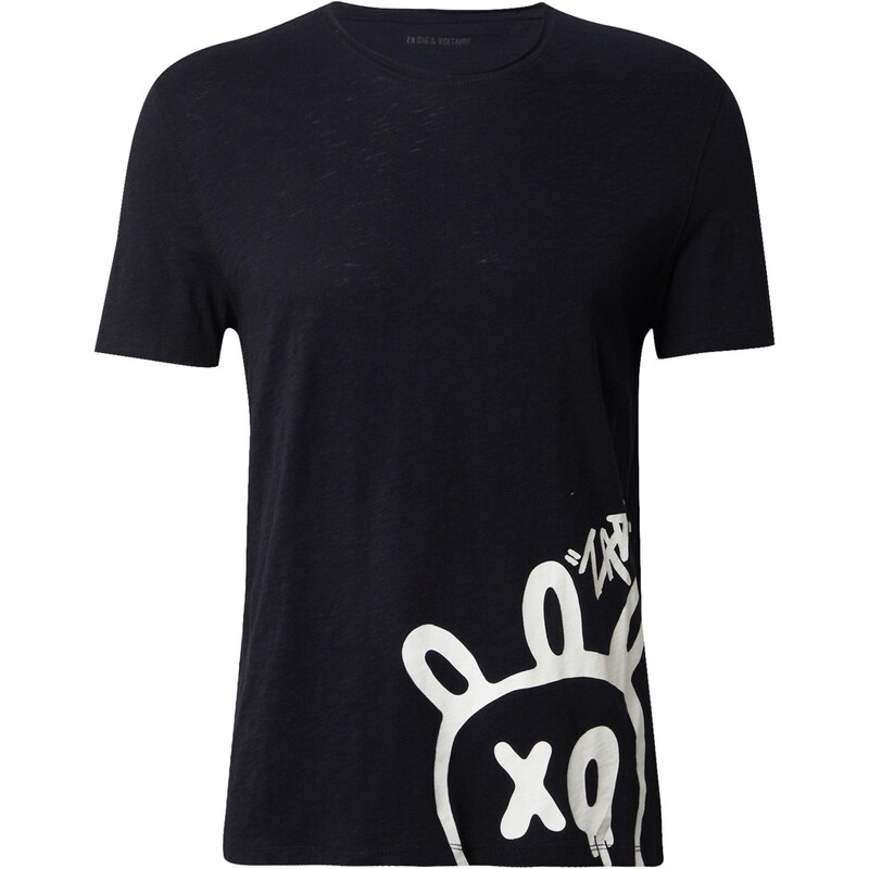 Zadig & Voltaire Tričko STOCKLY čierna / biela 64960055