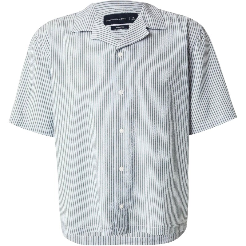 Abercrombie & Fitch Košeľa pastelovo zelená / biela 64266845