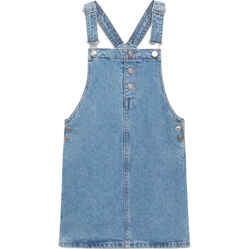 MANGO KIDS Sukňa MIA modrá denim 64513052