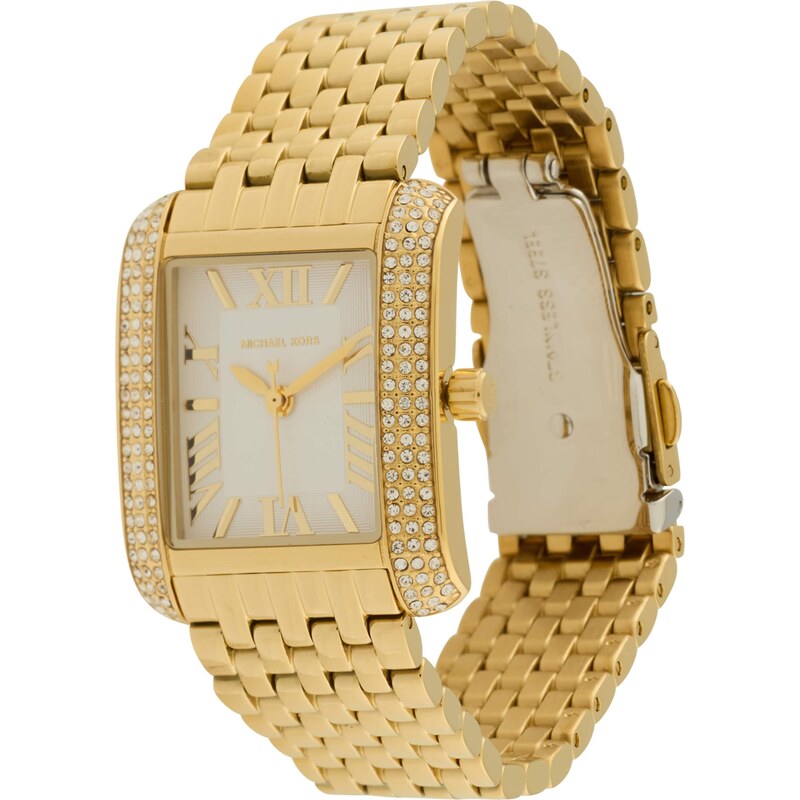 MICHAEL Michael Kors Analógové hodinky EMERY zlatá / strieborná / 64266785