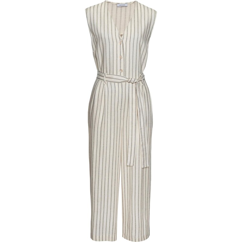 LASCANA Overal krémová / sivá 64512922