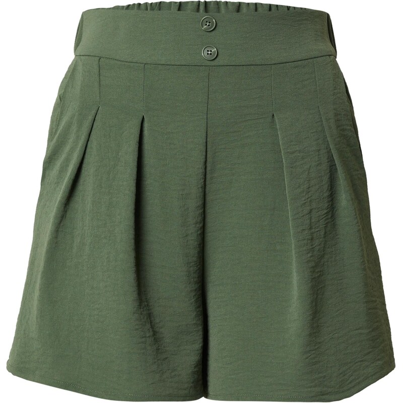 ABOUT YOU Plisované nohavice Jane tmavozelená 65882629