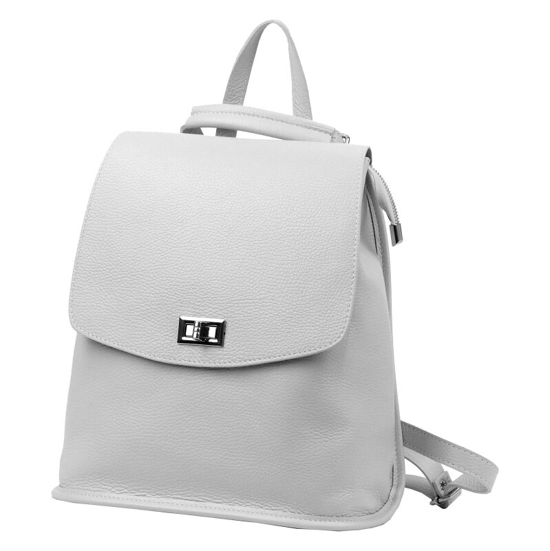 Dámsky kožený plecniak sivý Luka KZ2258016 8l 64269062