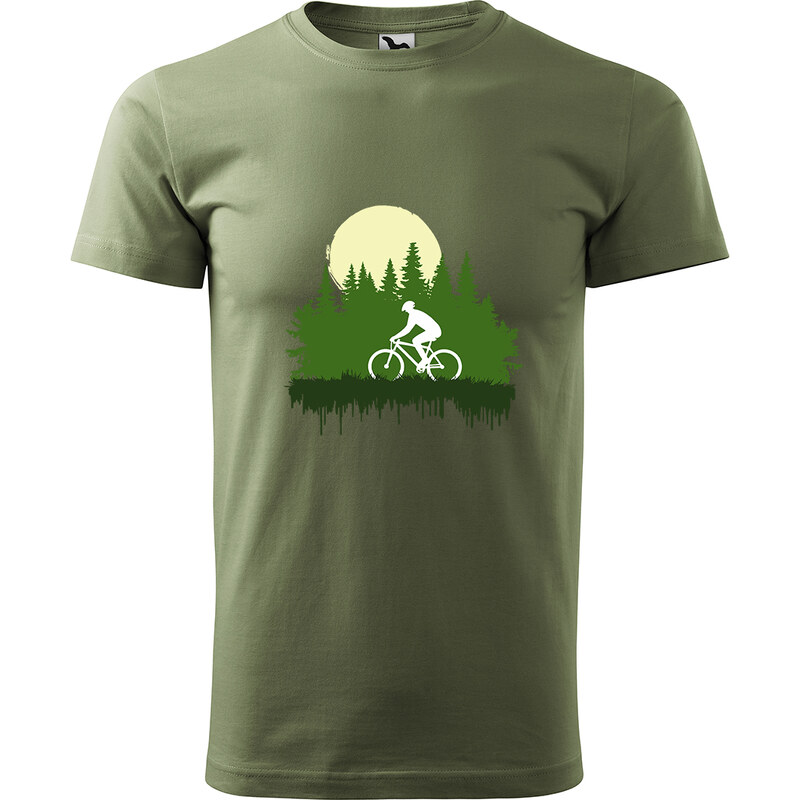 Handel Tričko - Cyklista a les 64269073