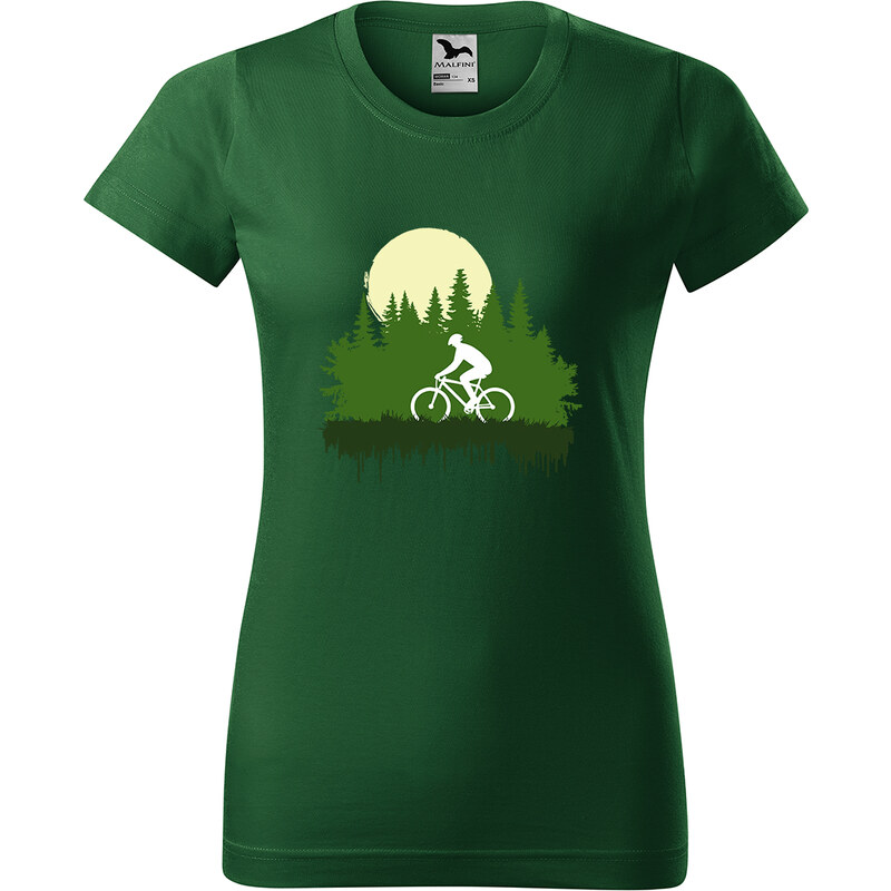 Handel Tričko - Cyklista a les 64269069