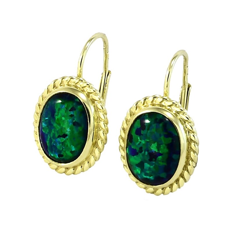 Zlaté náušnice Glare 379 64279797