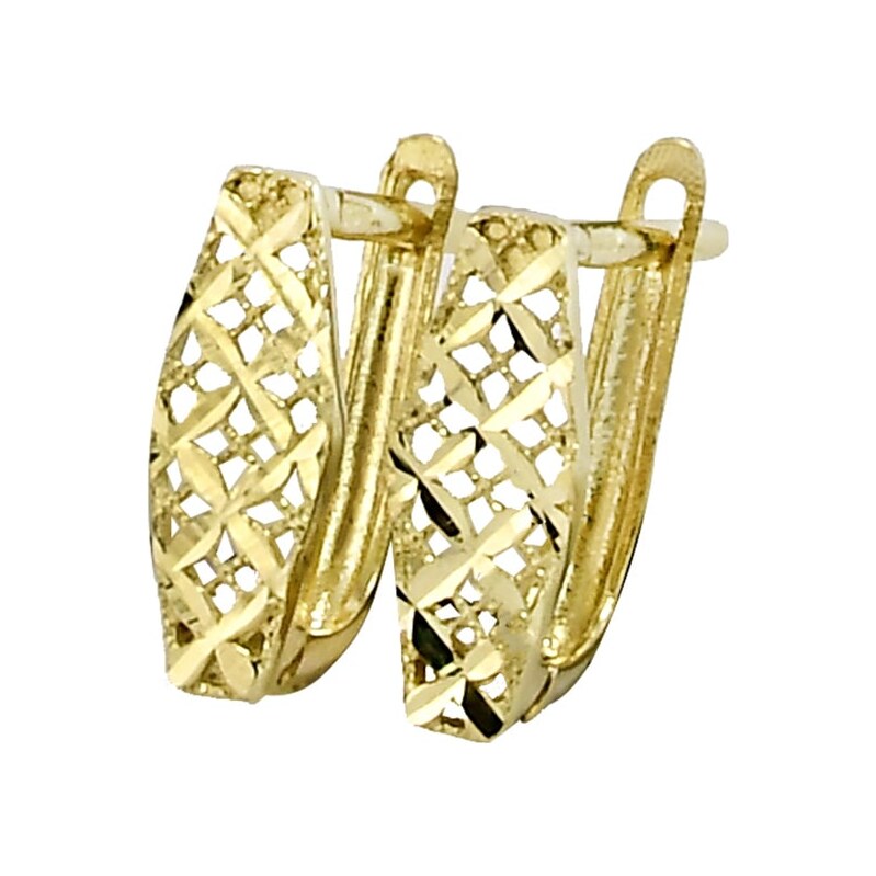 Zlaté náušnice Glare 382 64279800