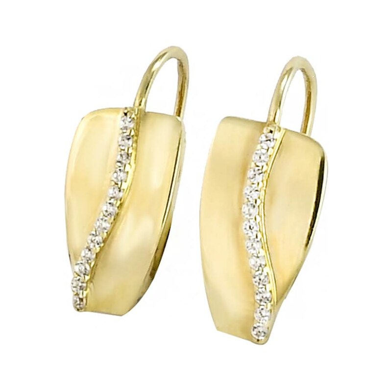 Zlaté náušnice Glare 384 64282240