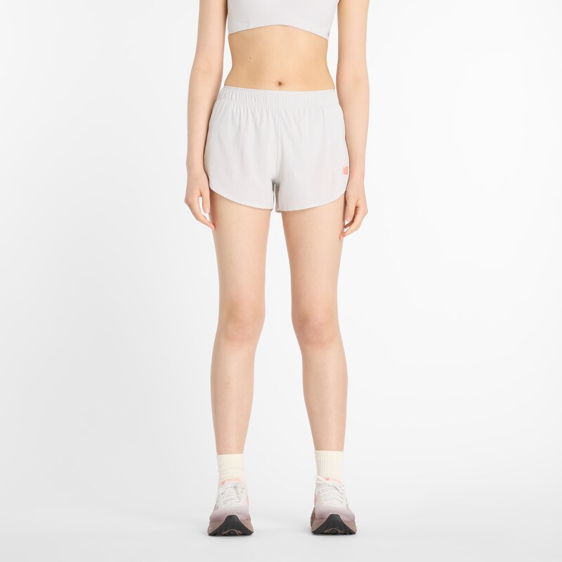 Dámske šortky New Balance WS51288GYM – sivé 65231223