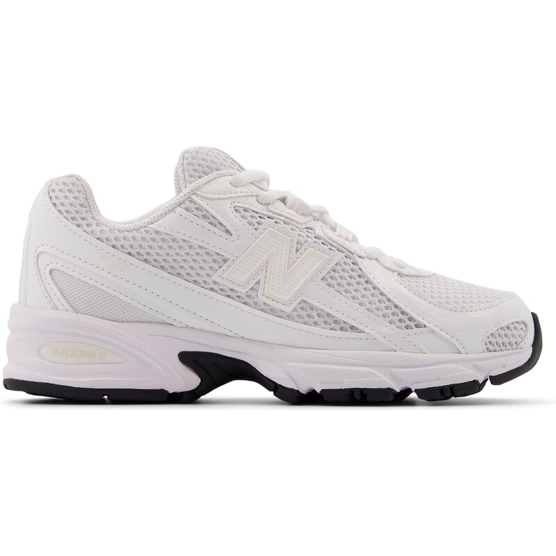 Detské topánky New Balance GR740PK – biele 65231155