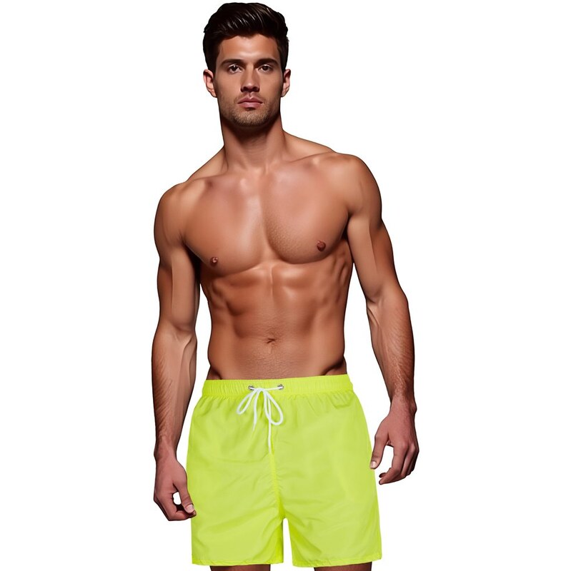 Dstreet Basic žlté pánske plavky 64286673