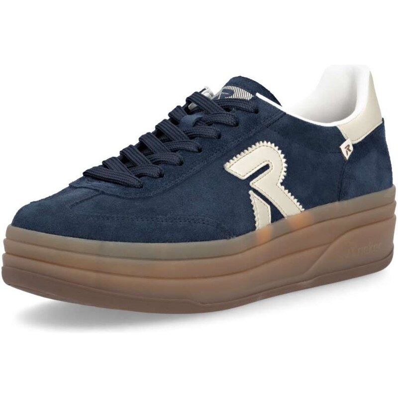 Dámske tenisky RIEKER W3700-14 modrá W5 64288094