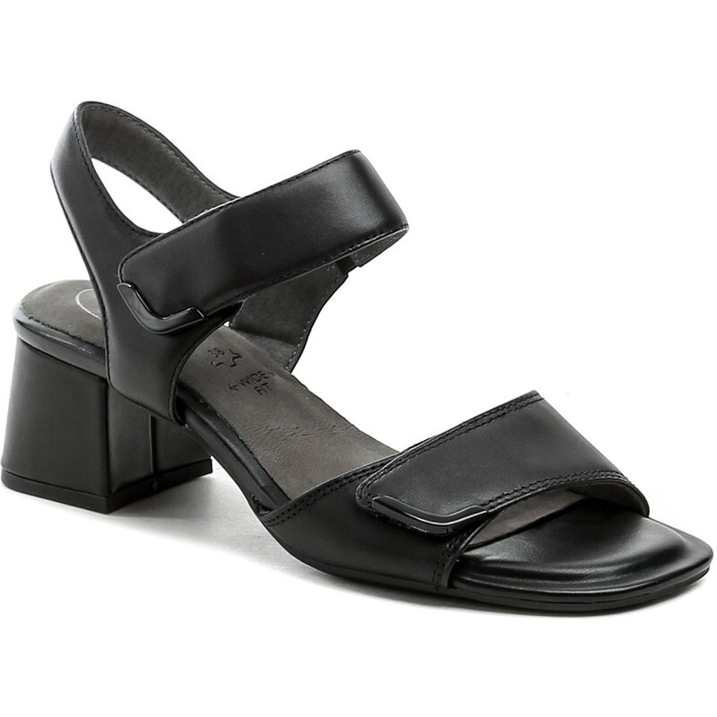 Tamaris Comfort 8-88317-44 čierne dámske sandále na podpätku 64289268